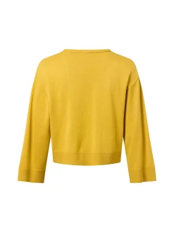zero Damen Strickpullover in mais - Ausschnitt: Rundhals