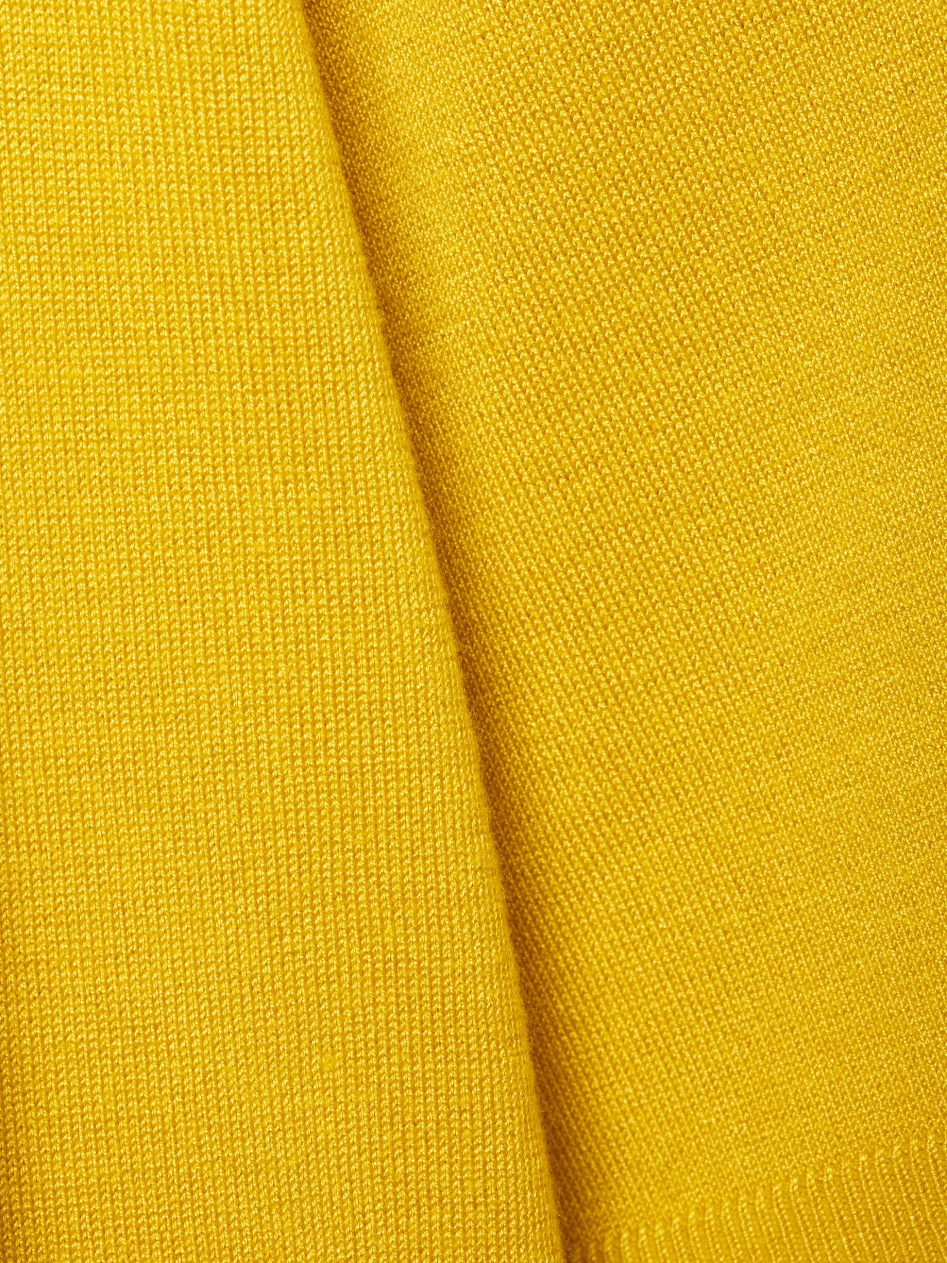 zero Damen Strickpullover in mais - Ausschnitt: Rundhals