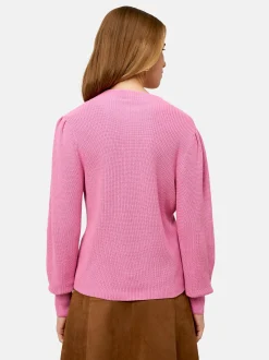 zero Damen Strickpullover in pink