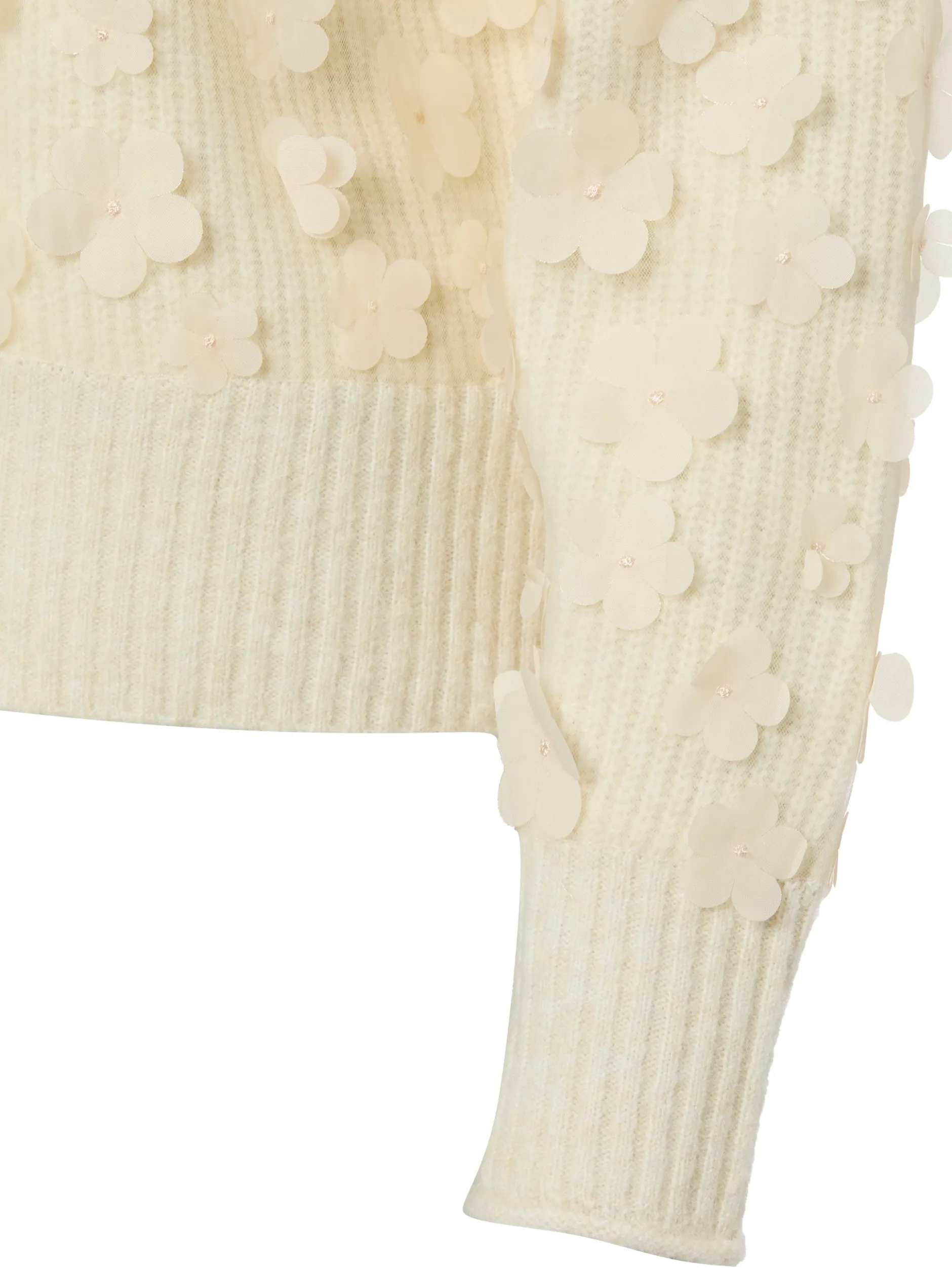 zero Damen Strickpullover mit Wollanteil in ecru