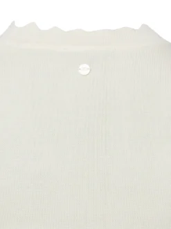 zero Damen Strickshirt in ecru - Ausschnitt: Rundhals
