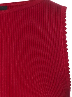 zero Damen Tank Top in rot - Ausschnitt: Rundhals