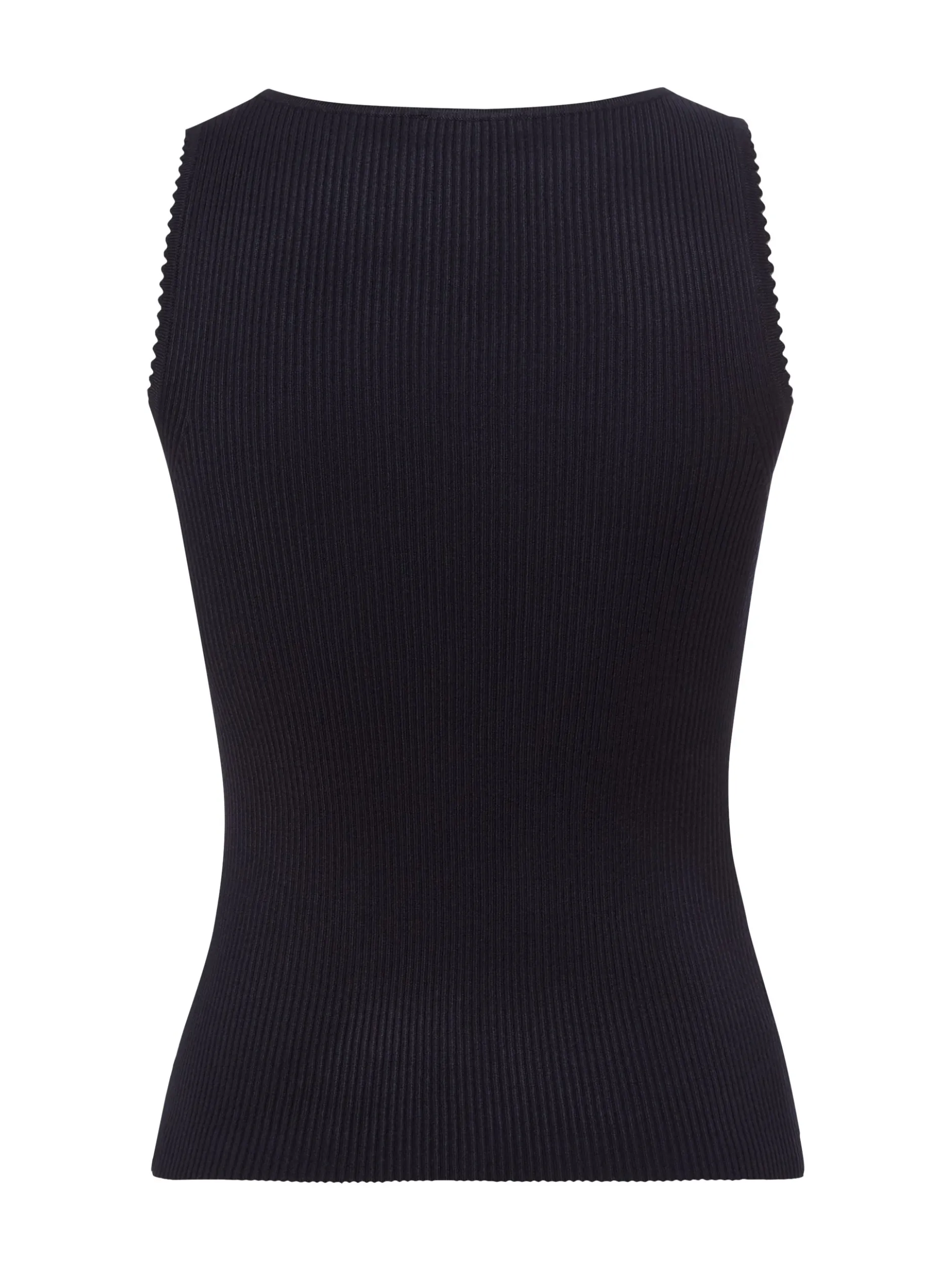 zero Damen Tank Top in schwarz - Ausschnitt: Rundhals