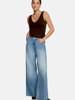 zero Damen Trägertop in braun