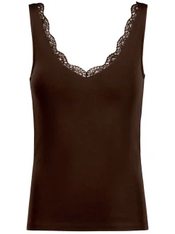 zero Damen Trägertop in braun