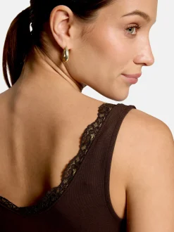 zero Damen Trägertop in braun