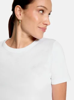 zero Damen T-Shirt in weiß