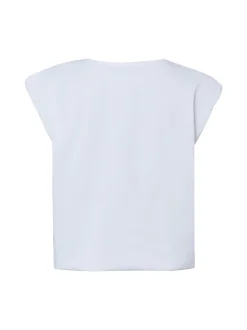 zero Damen T-Shirt in weiß - Ausschnitt: Rundhals