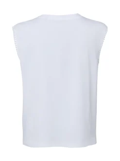 zero Damen T-Shirt in weiß - Ausschnitt: Rundhals