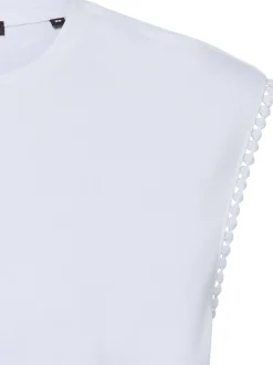 zero Damen T-Shirt in weiß - Ausschnitt: Rundhals