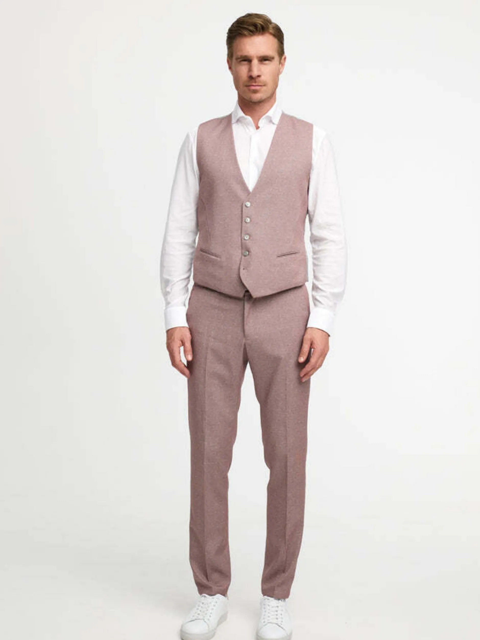 Zuitable Herren Baukasten-Hose - DiSpartaflex in altrosa