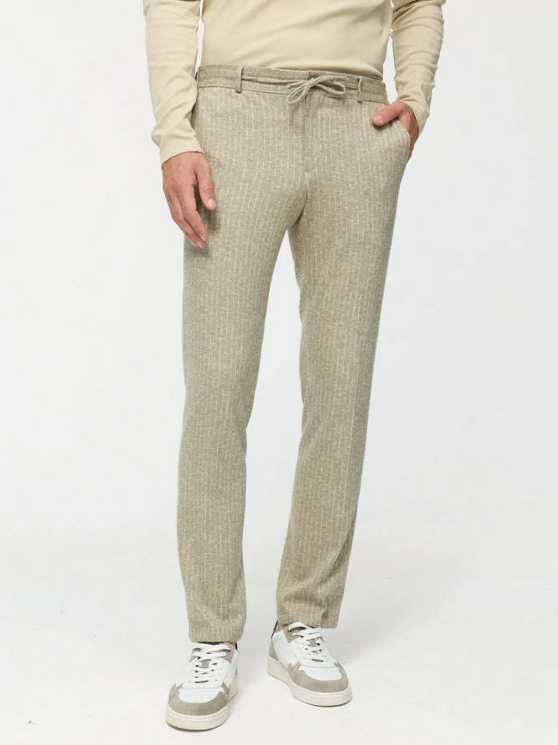 Zuitable Herren Baukasten-Hose -DiSpartaflex-SE in beige