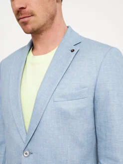 Zuitable Herren Baukasten-Sakko - DiNick in hellblau