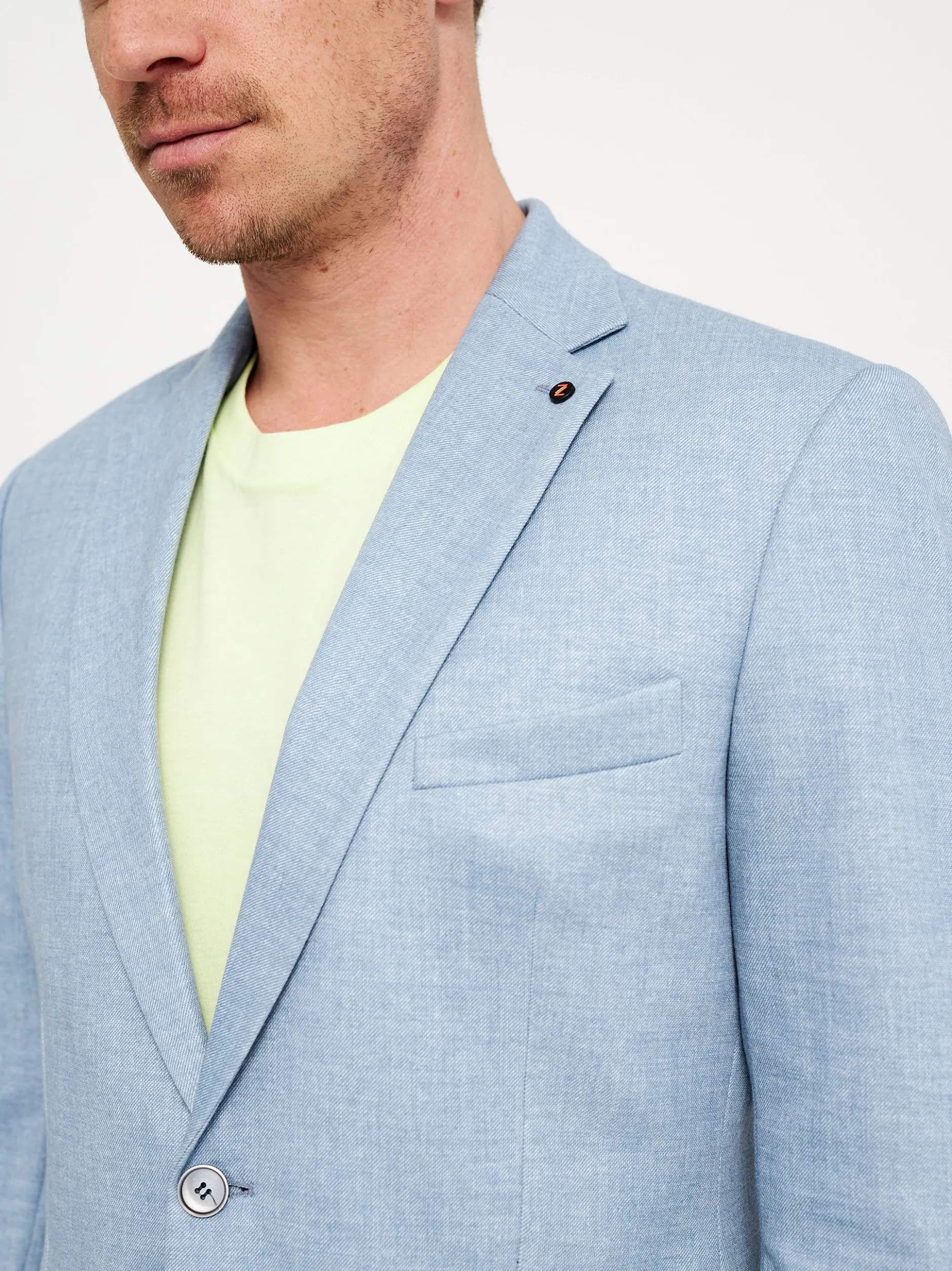 Zuitable Herren Baukasten-Sakko - DiNick in hellblau