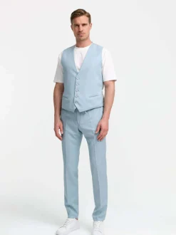 Zuitable Herren Baukasten-Weste - DiWesley in blau