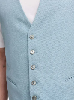 Zuitable Herren Baukasten-Weste - DiWesley in blau