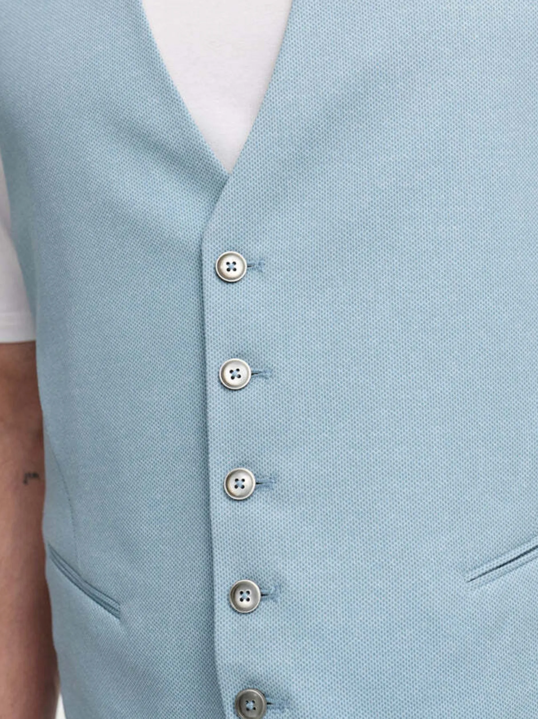 Zuitable Herren Baukasten-Weste - DiWesley in blau