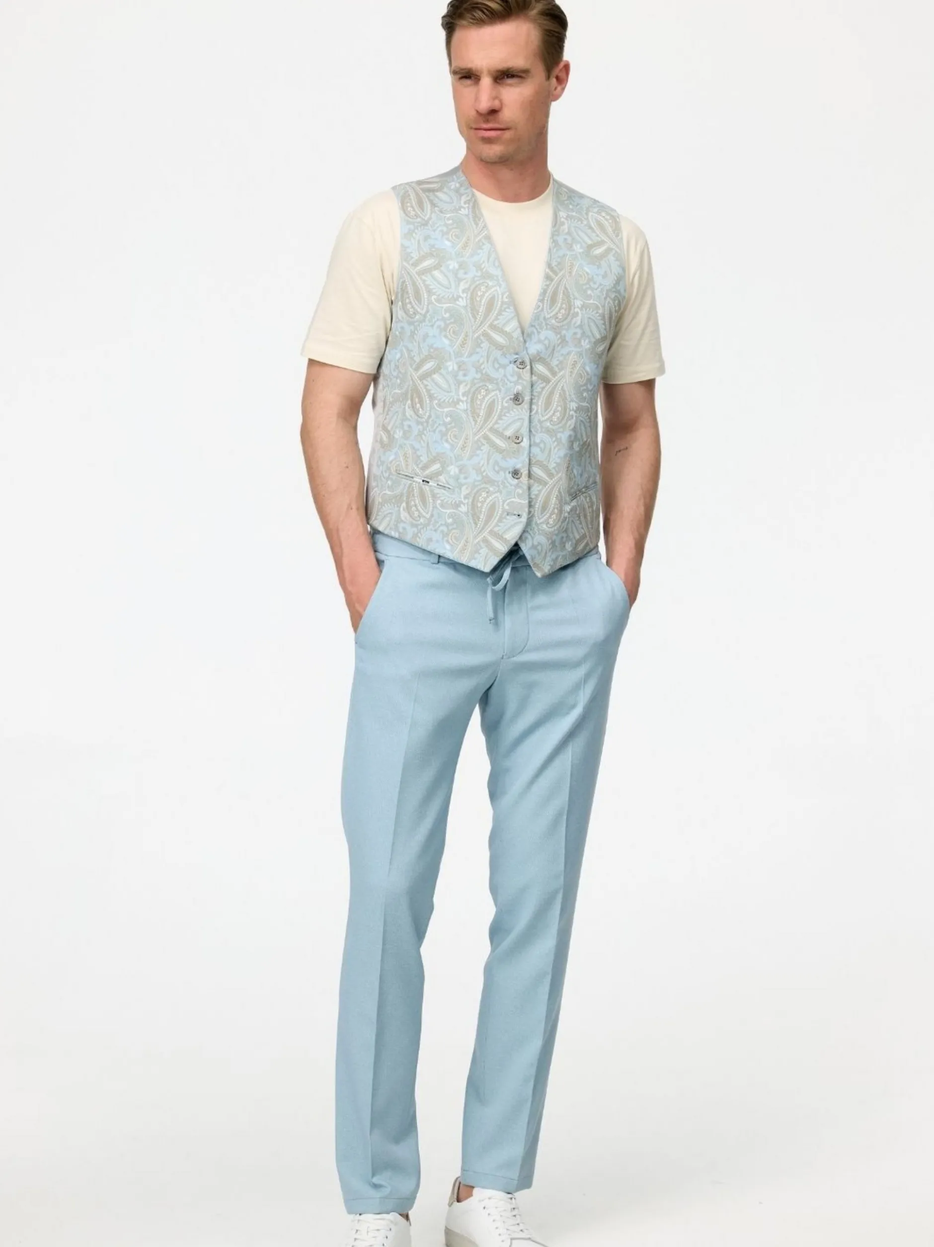 Zuitable Herren Baukasten-Weste - DiWesley in blau