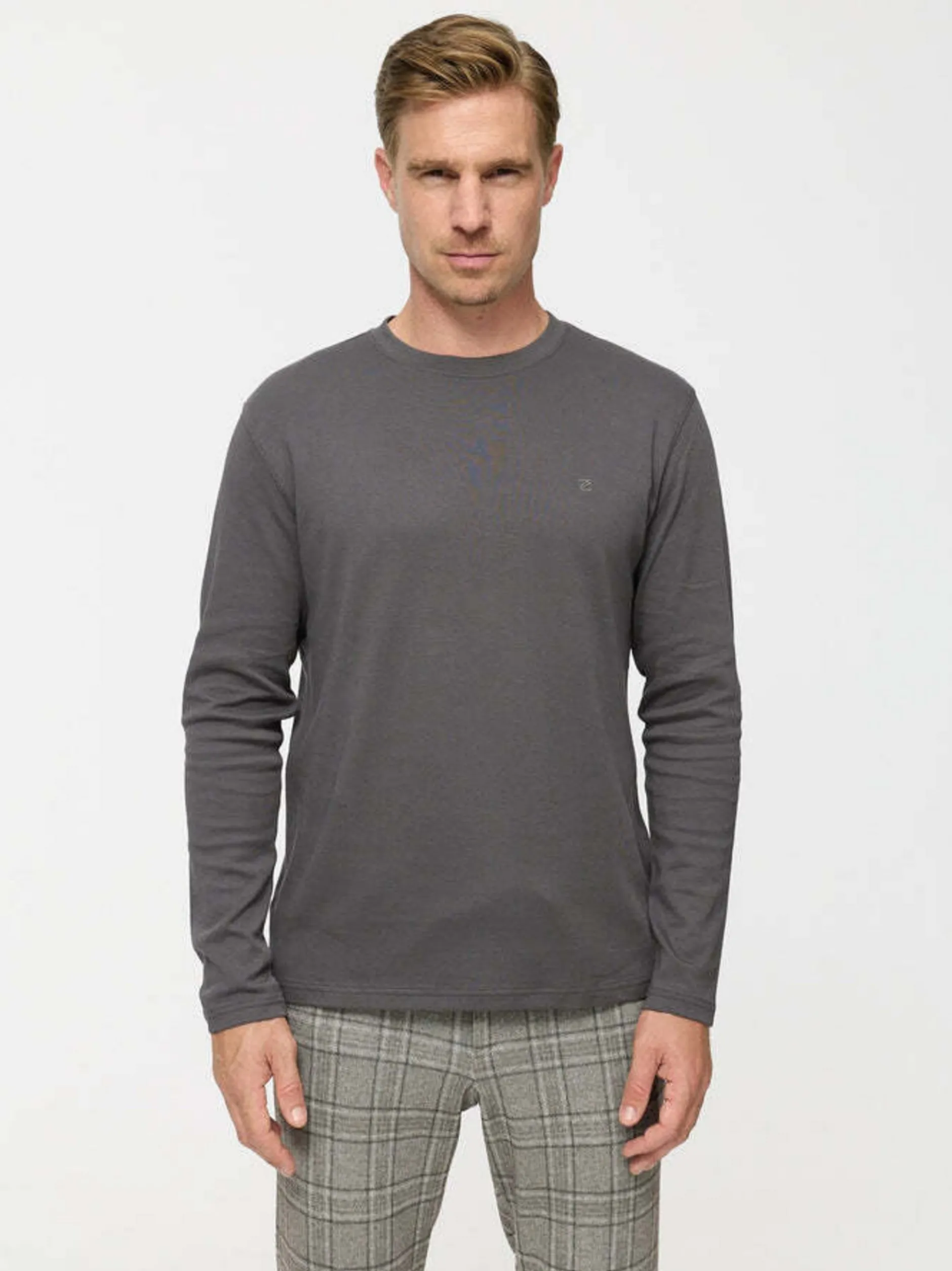 Zuitable Herren Langarmshirt -DiOwen in grau