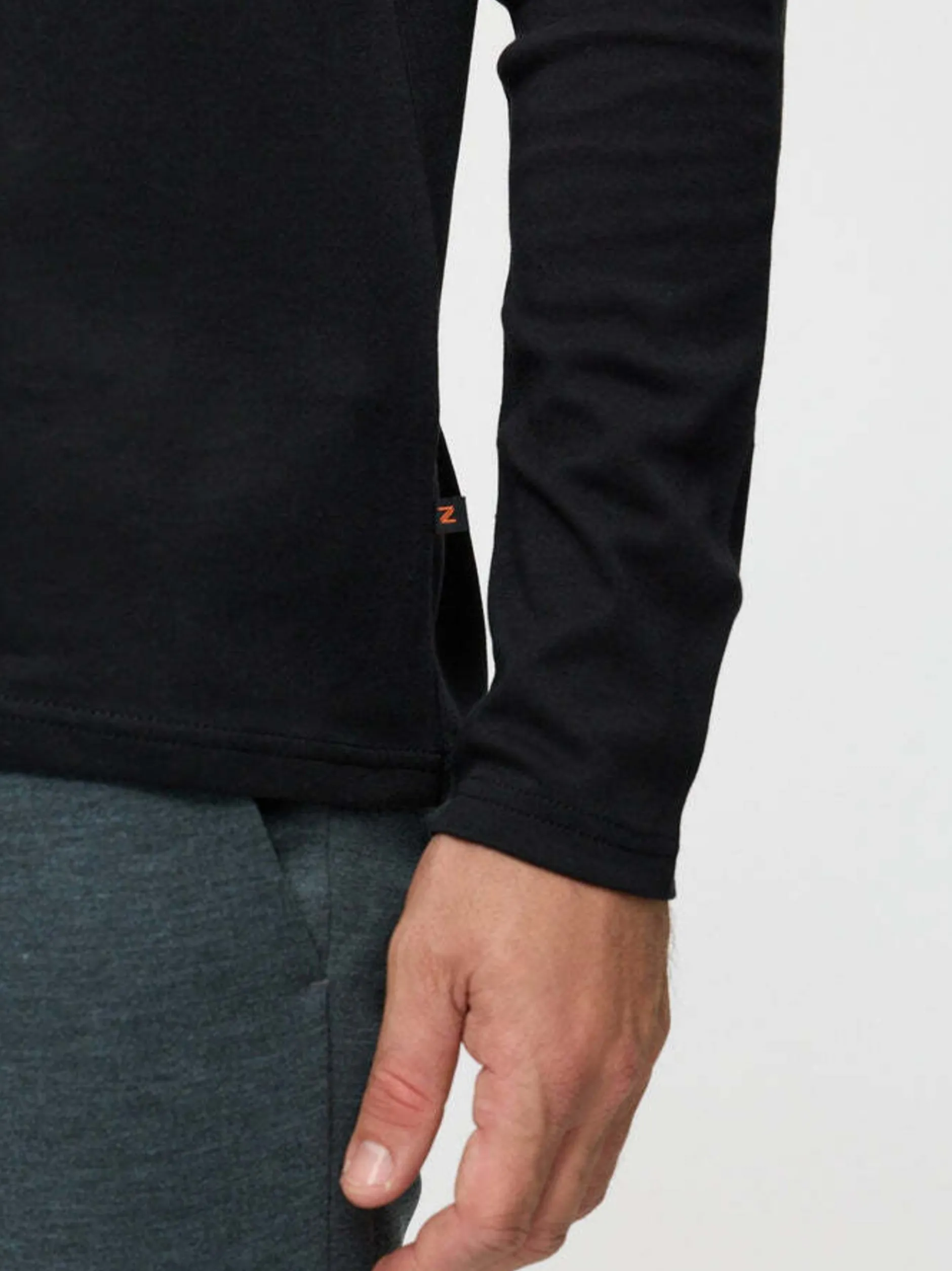 Zuitable Herren Langarmshirt -DiOwen in schwarz
