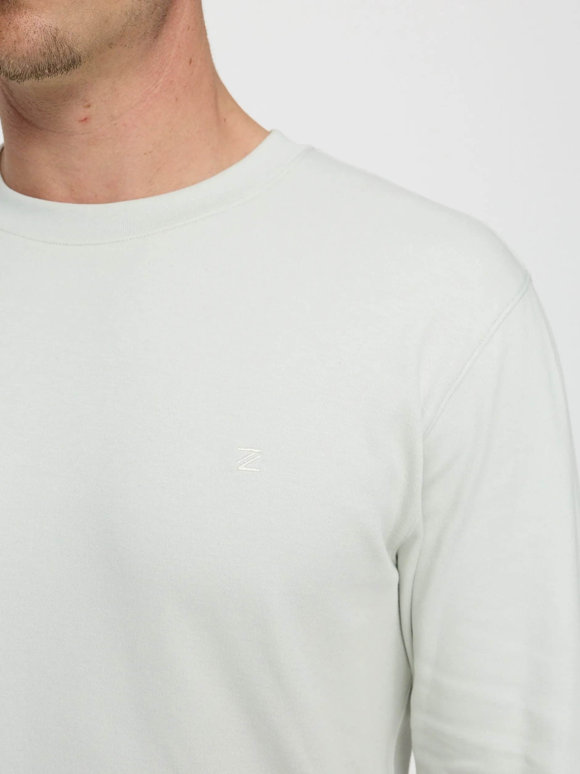 Zuitable Herren Langarmshirt -DiOwen in hellgrau