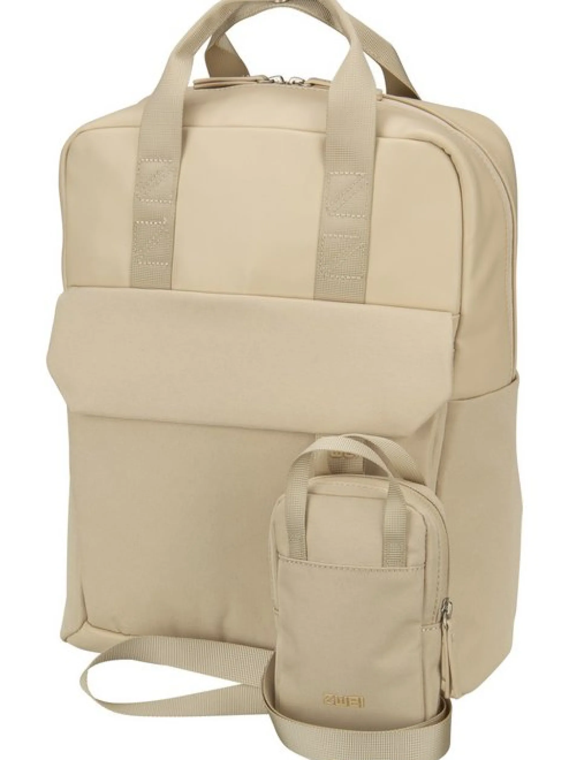 zwei Unisex Rucksack - Lou LUR160 in beige
